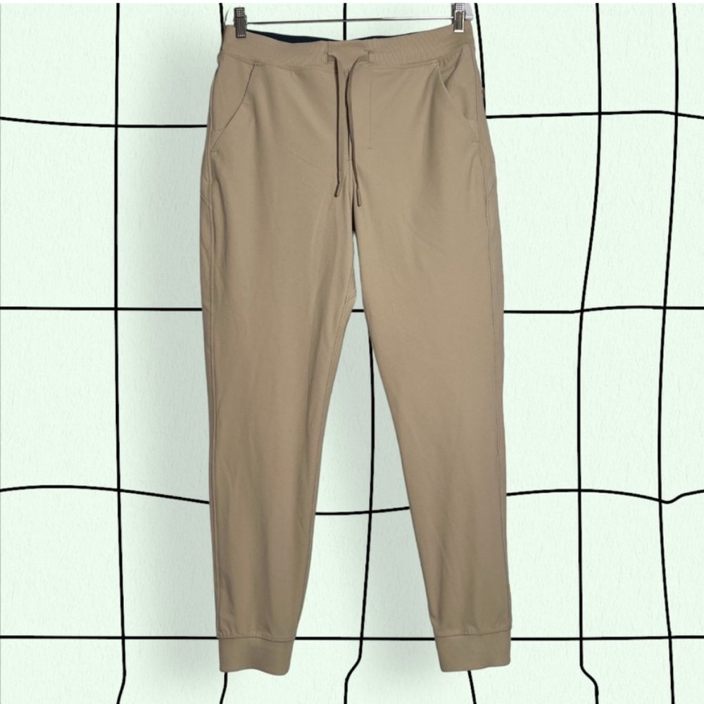 Birddogs Stretch Jogger with Liner Mens XL Tan Khaki Activewear Pants Pockets